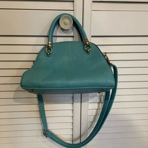 Simply Noelle Turquoise Satchel
